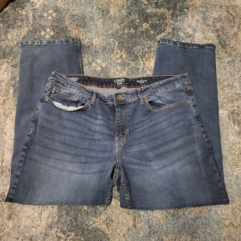 Chaps Men's Relaxed Fit Denim Jeans 36x30